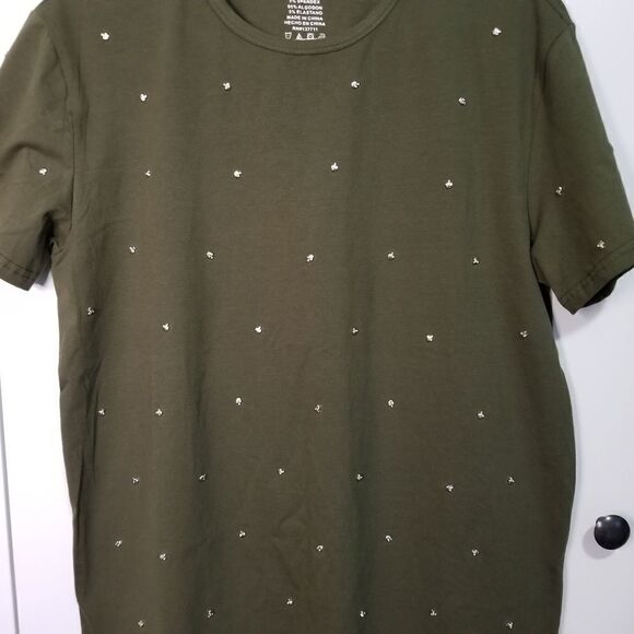 Xray olive tshirt with skulls - Picture 5 of 8